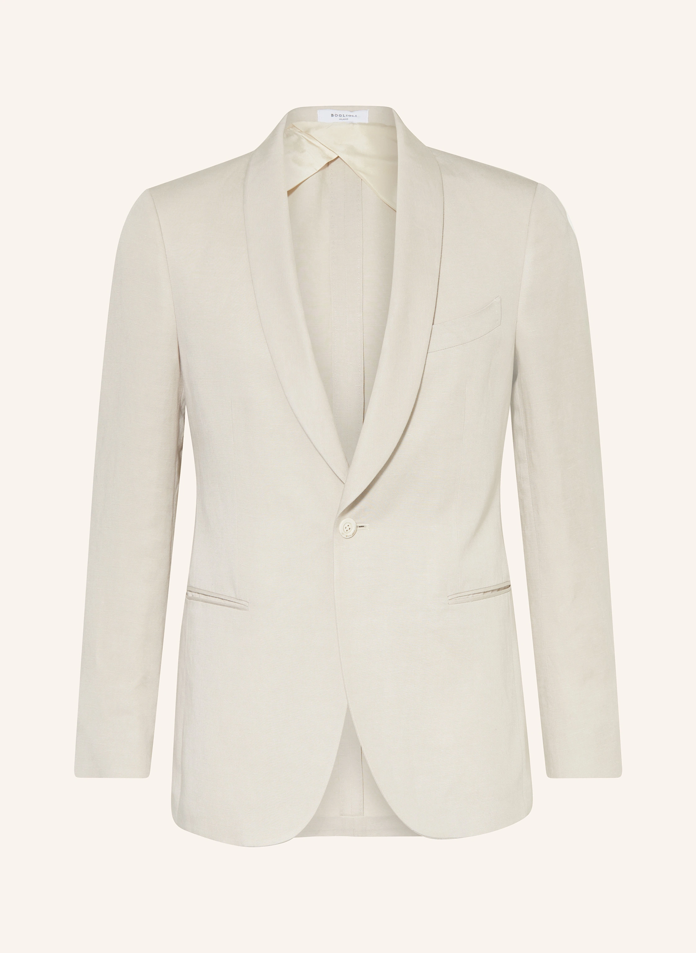 BOGLIOLI Sakko Extra Slim Fit mit Leinen
