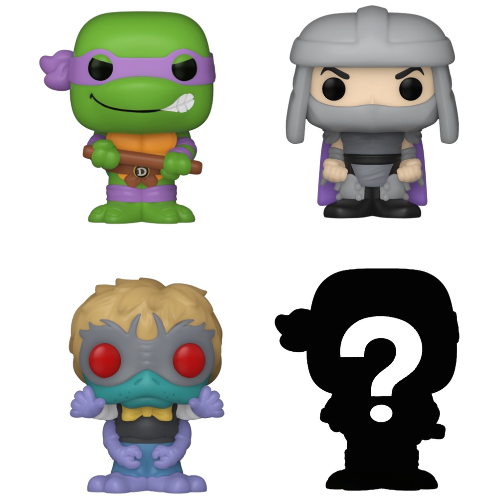 POP! Vinyl: Bitty POP Teenage Mutant Ninja Turtles Donatello 4er-Pack