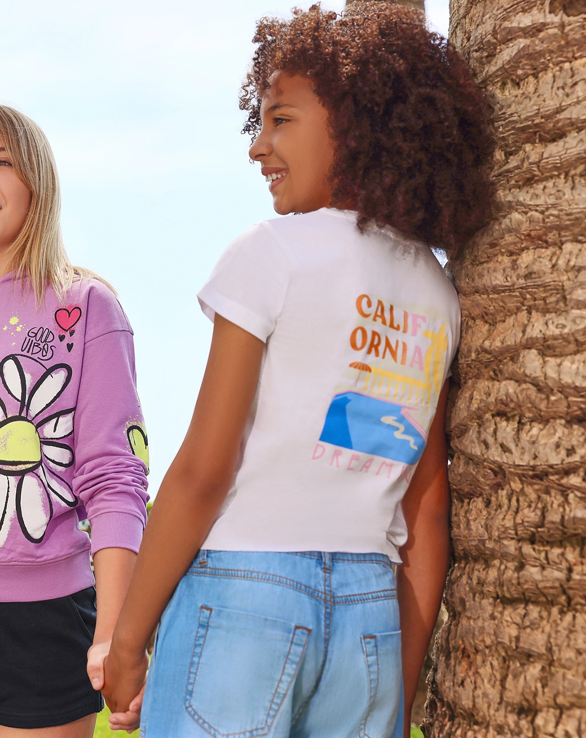 T-Shirt CALIFORNIA in weiß