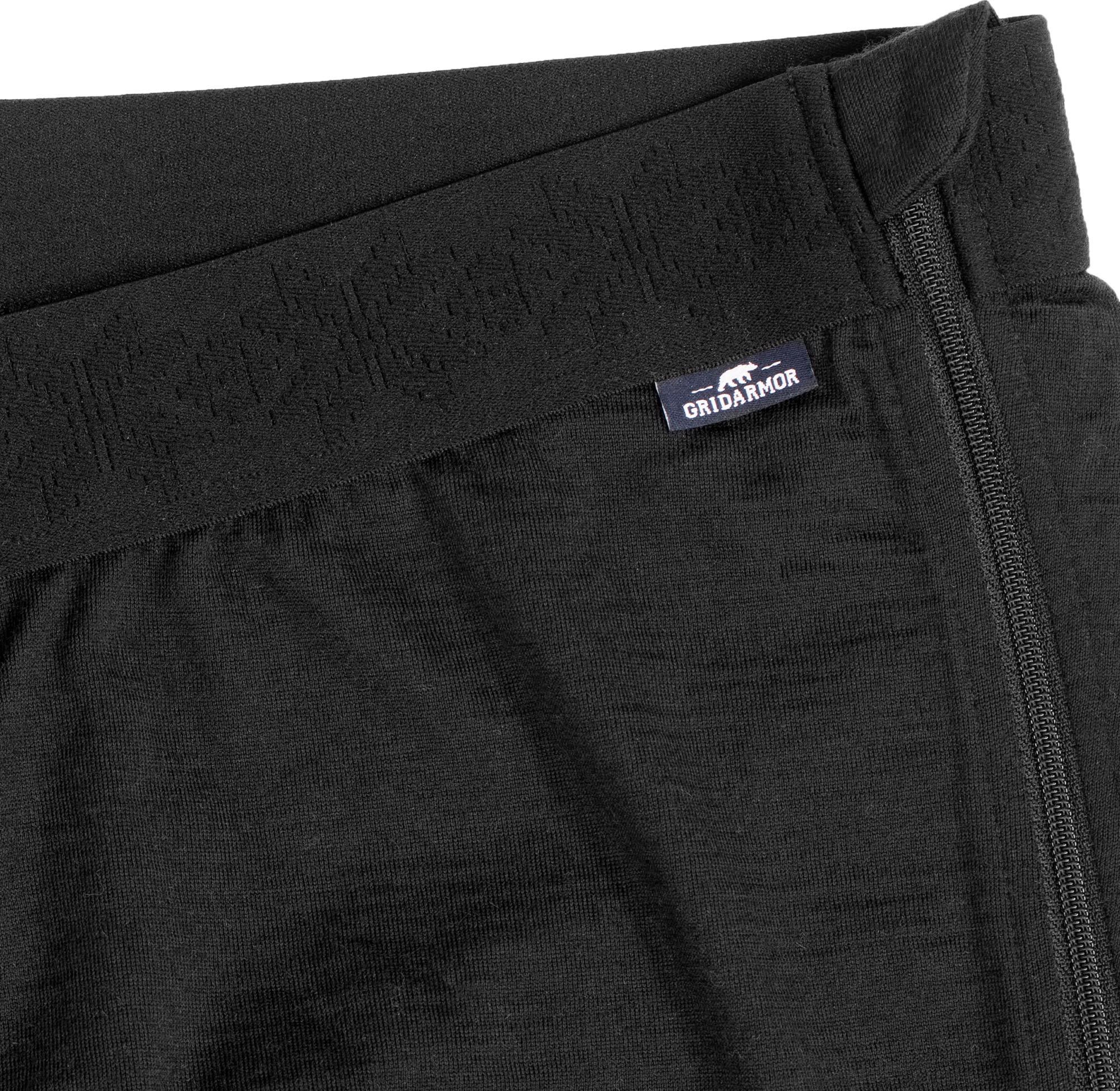 Gridarmor Merino Zip Undertøy Longs Wmn Black Beauty