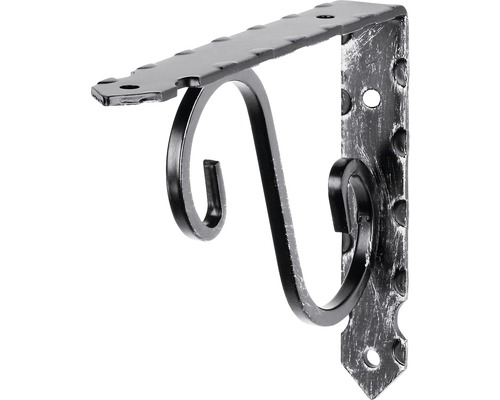 Metalen console ornament 200x150 mm gesmeed