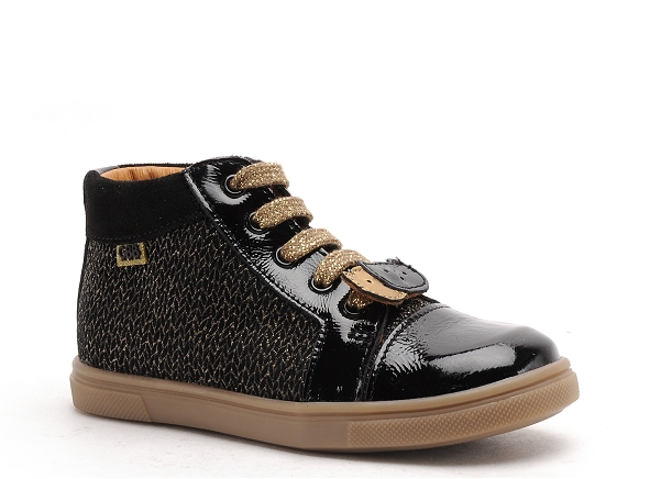 Gbb boots bottine enfant chouby noir