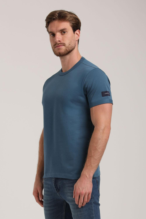 Gabbiano blauwe heren t-shirt