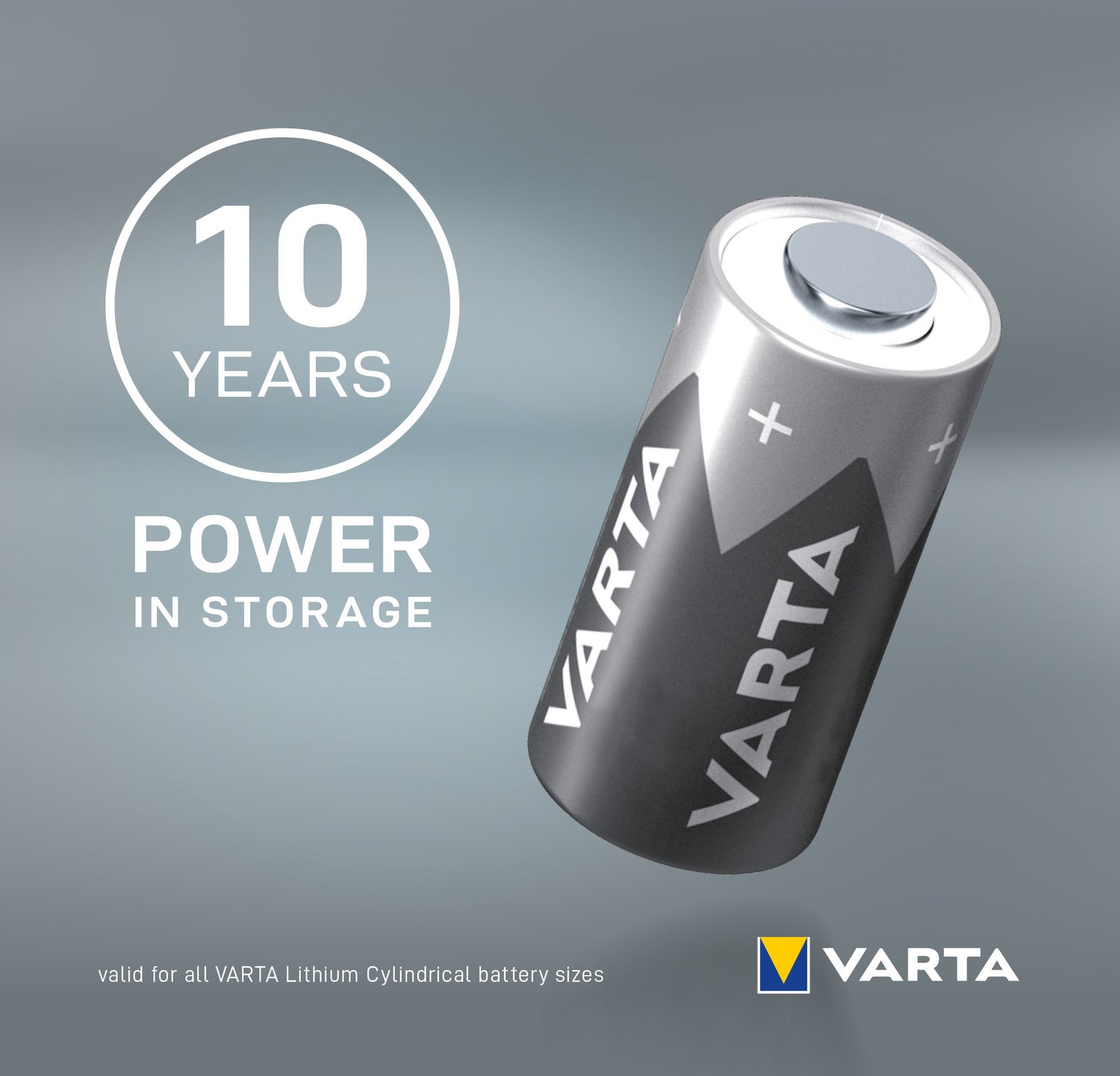 Varta CR123A knoopcel batterij Lithium Cylindrical 3V
