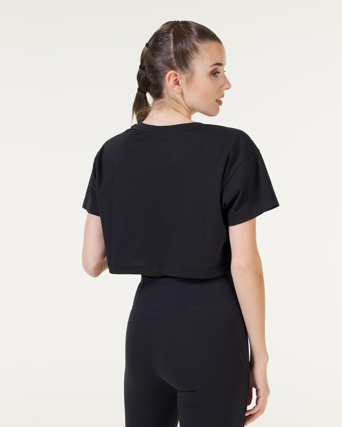 LEVITY Sphere Logo Crop Top Black