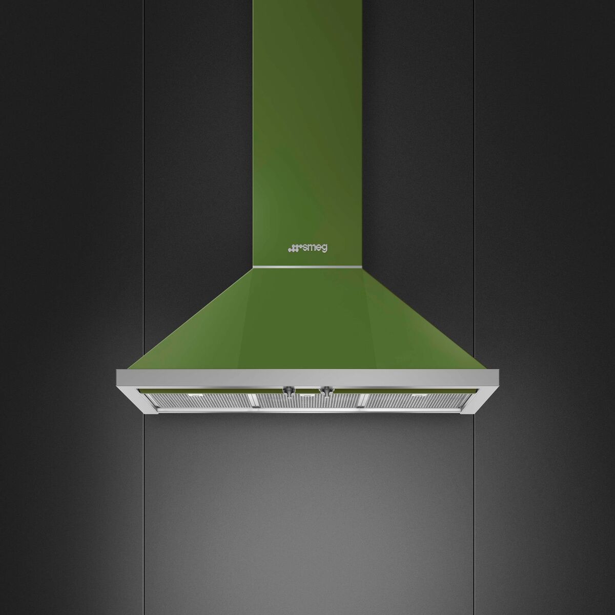 KPF9OG Portofino kjøkkenvifte 90 cm, grønn