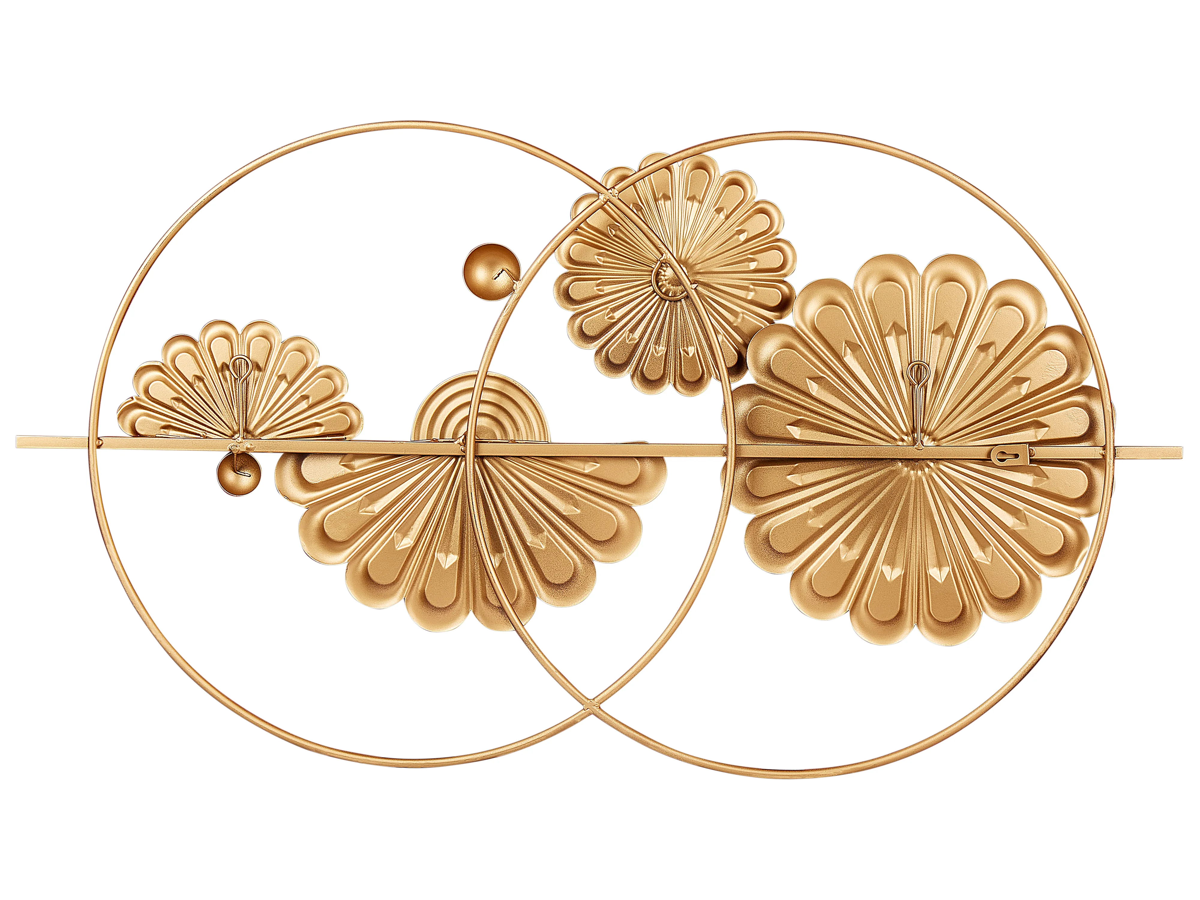 Wanddecoratie Bloem PROMETHIUM Metaal 51 cm Goud