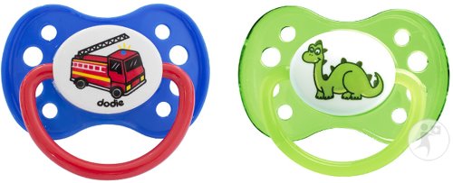 Dodie Sucette Anatomique Silicone +6 Mois Duo Dessin Garçon A28 Pièces 2