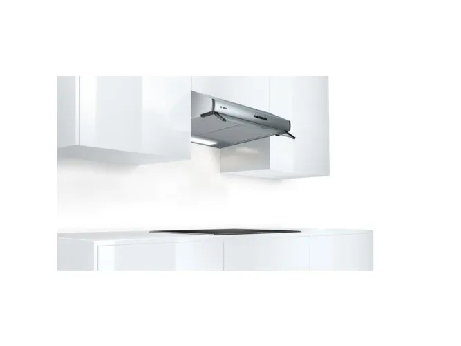 Bosch Serie | 4 DUL63CC50 - Hætte - standard - bredde: 60 cm - dybde: 48.2 cm - udtrækning og recirkulation (-) - rustfrit stål