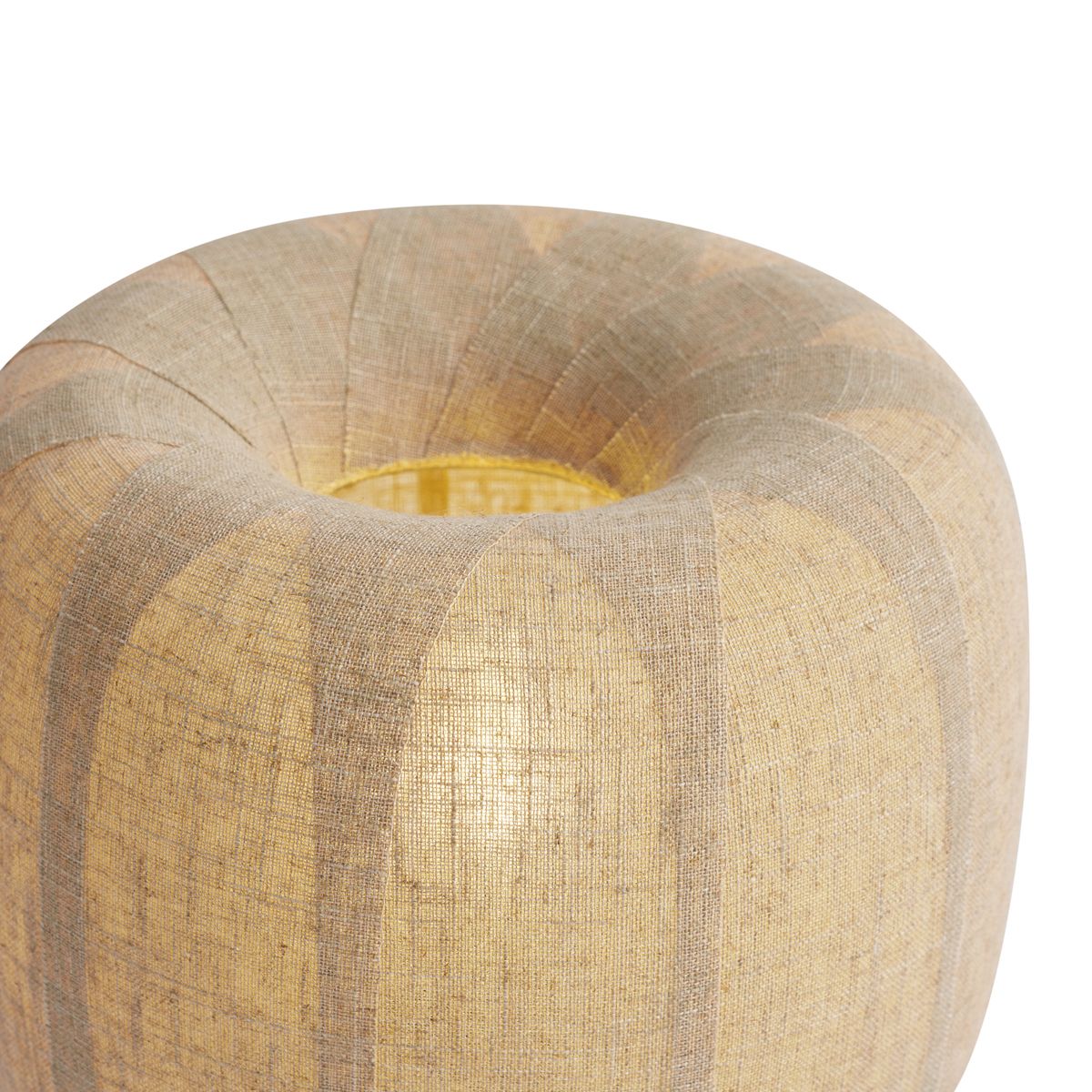 Japandi tafellamp zwart met beige linnen kap 27cm - Nami