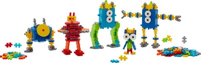 Plus-Plus Learn to Build Robots Byggesett 250 Deler