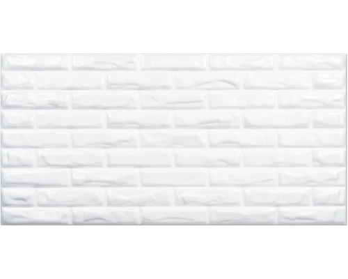 Wandpaneel Stone White 4 stuks 100 x 50 cm