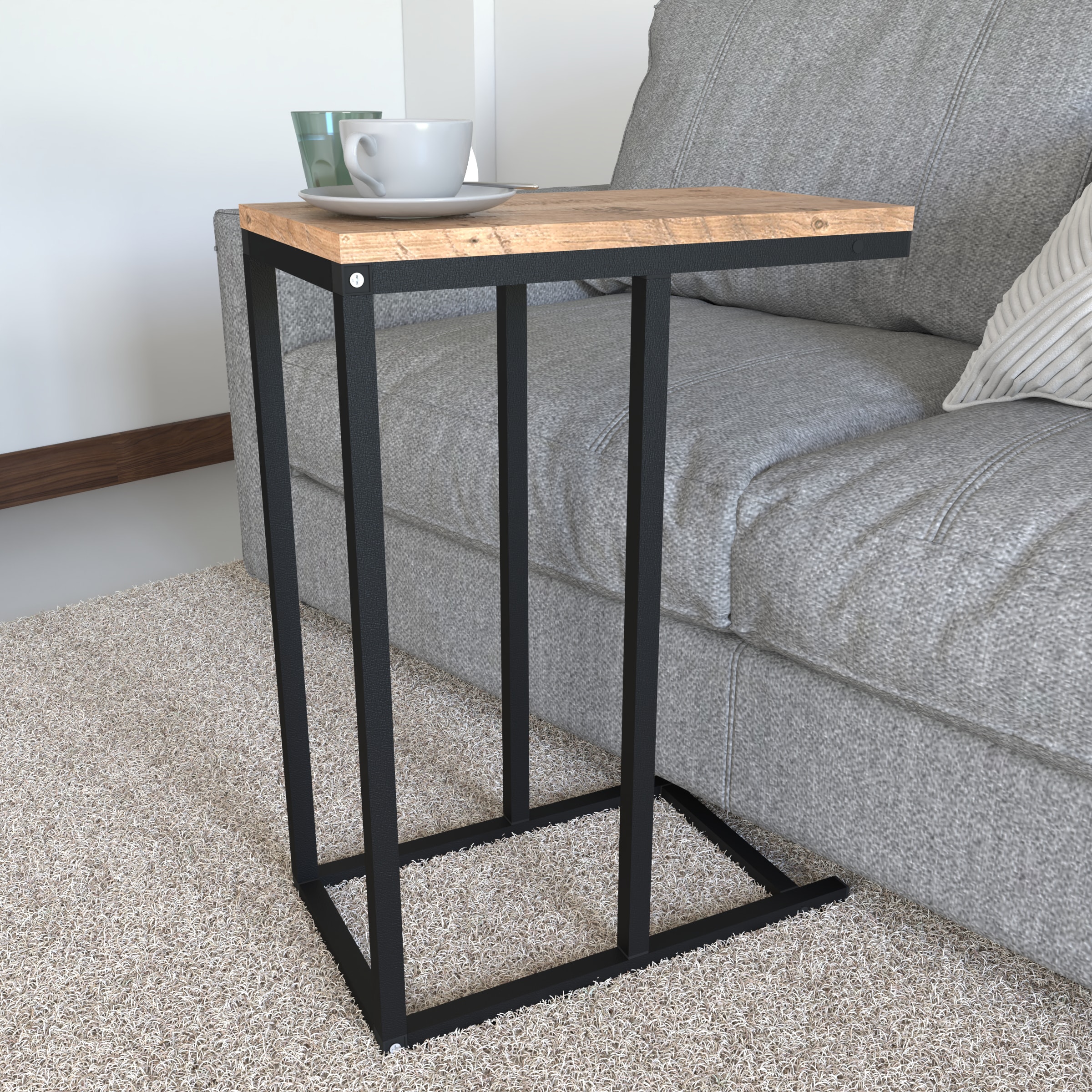 VCM Holz Beistelltisch Couchtisch Sofatisch Wohnzimmertisch Kaffeetisch Insasi S