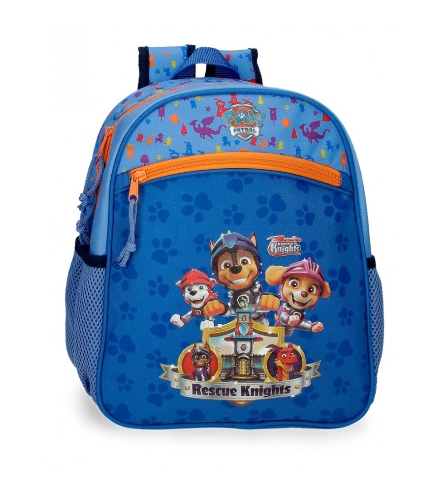 Joumma Bags Mochila Patrulla Canina Rescue Knights 33cm adaptável a carro azul