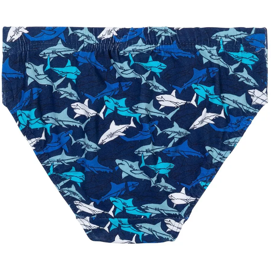 MINOTI 5er-Pack Slips BlauWeißSchwarz
