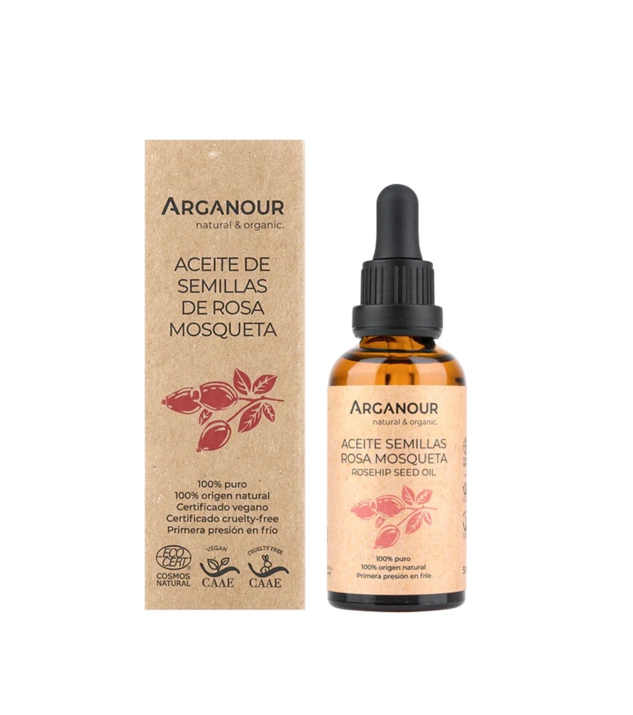 Arganour - óleo de rosa mosqueta 100% puro
