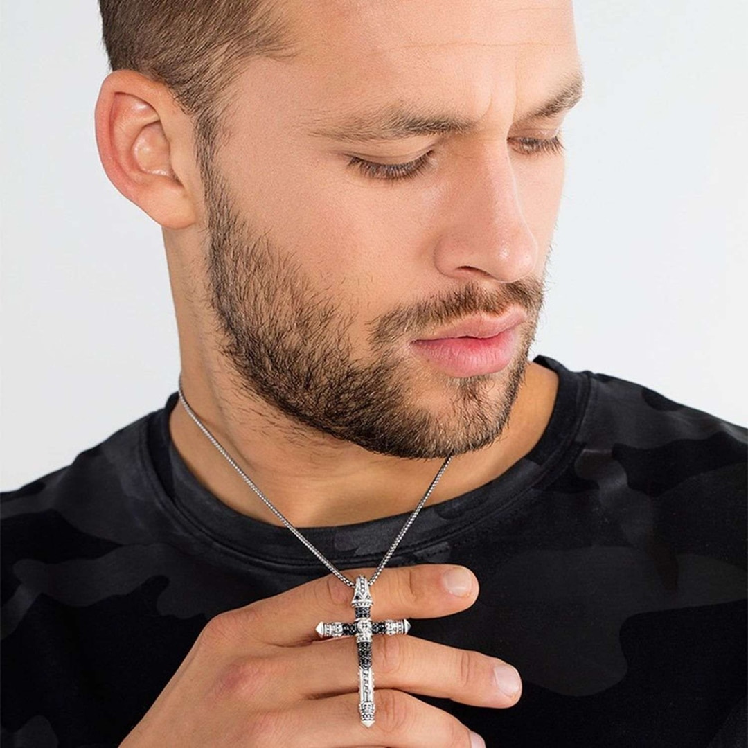 Thomas Sabo Sterling Silver Glam & Soul Venezia-Kette Geschwärzt