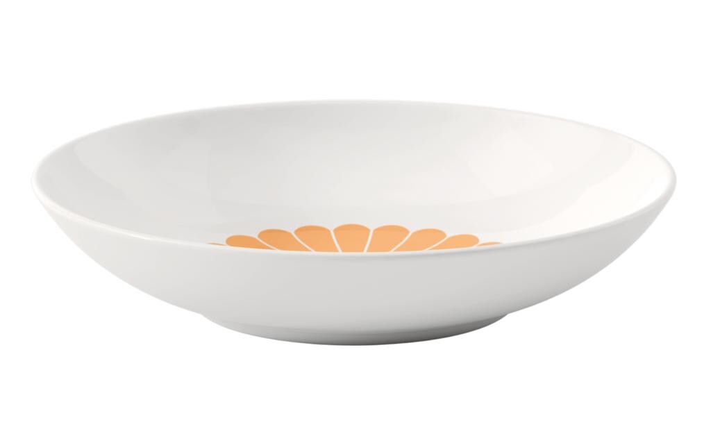 Pastaschale Fleur 6 Stück, Gelb<br>Hochwertige Schale