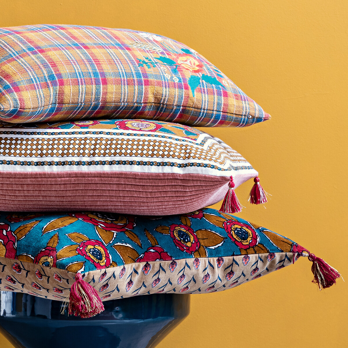JAMINI x LA REDOUTE INTERIEURS<br>Capa de almofada retangular, Sumi