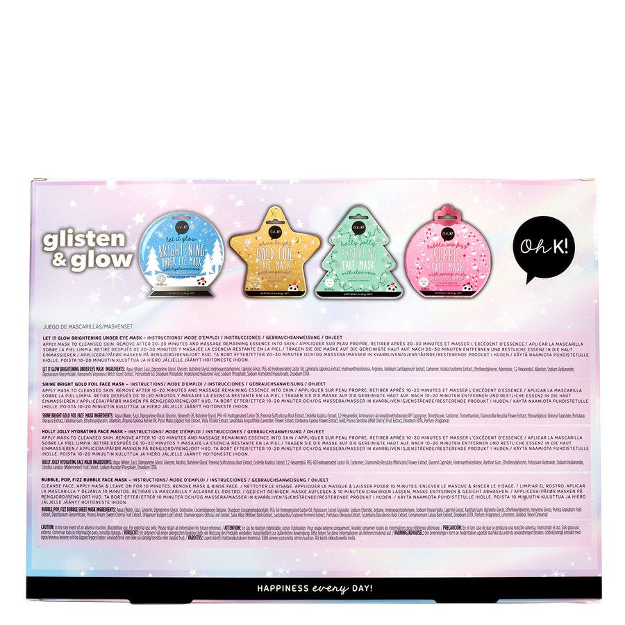 Oh K! Glisten & Glow 4pcs Gift Set