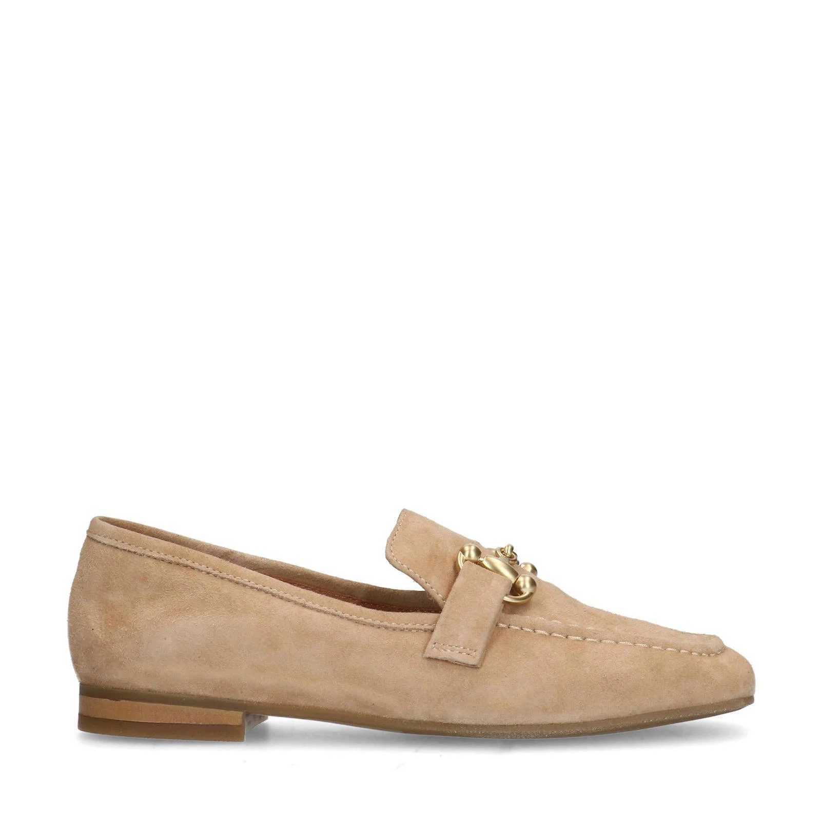 Manfield suède loafers beige