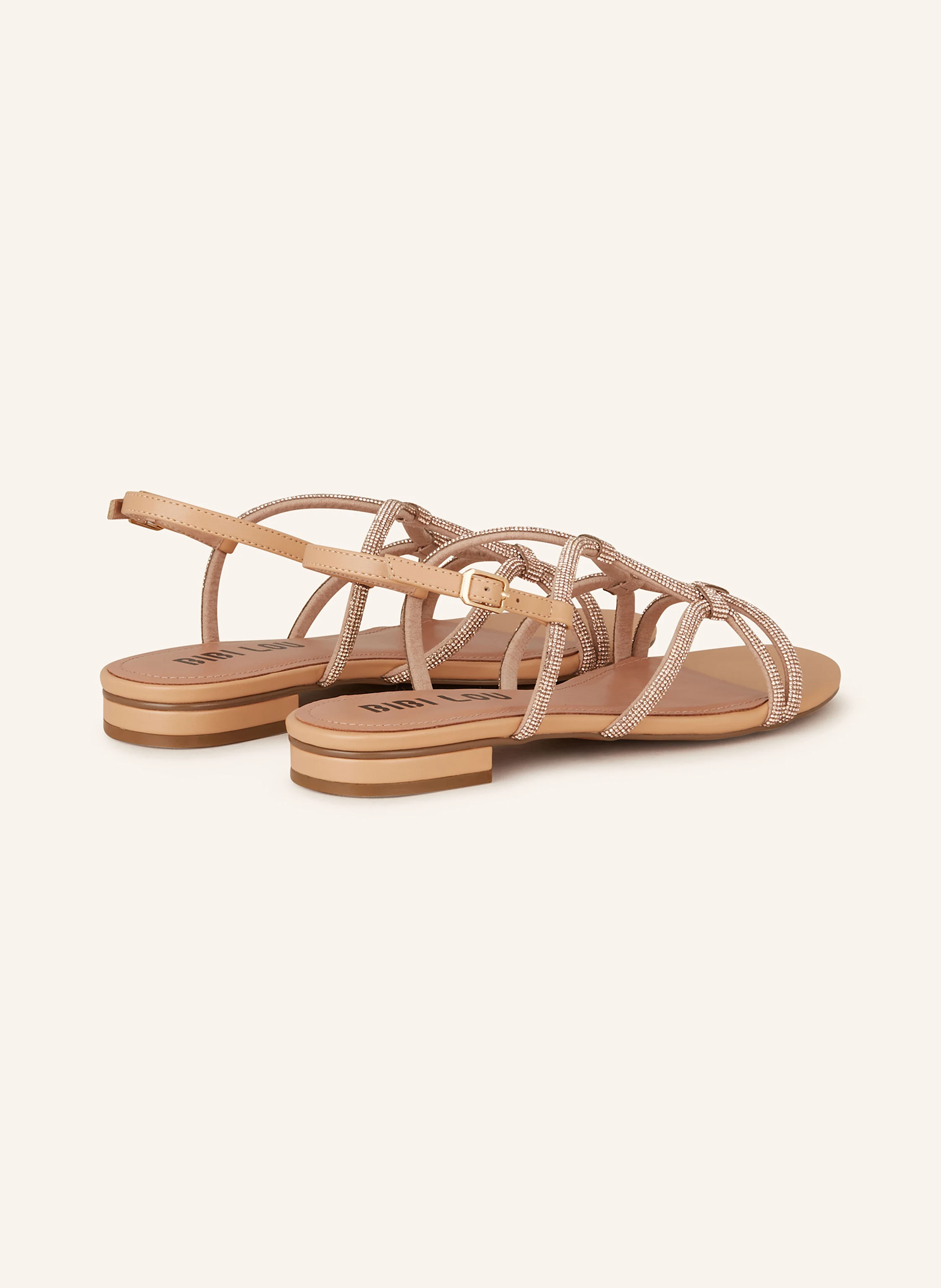 BIBI LOU Sandalen mit Schmucksteinbesatz