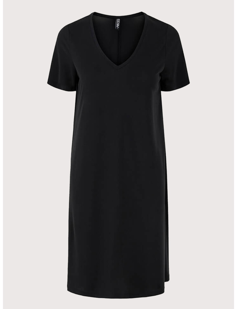PIECES ROBE COL V KAMALA NOIR