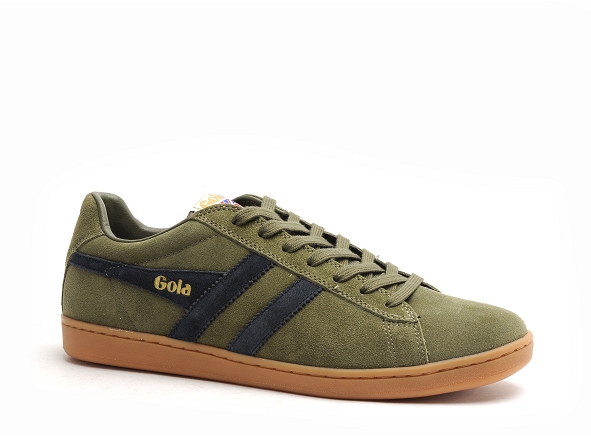 Gola basses homme equipe suede cma495 kaki