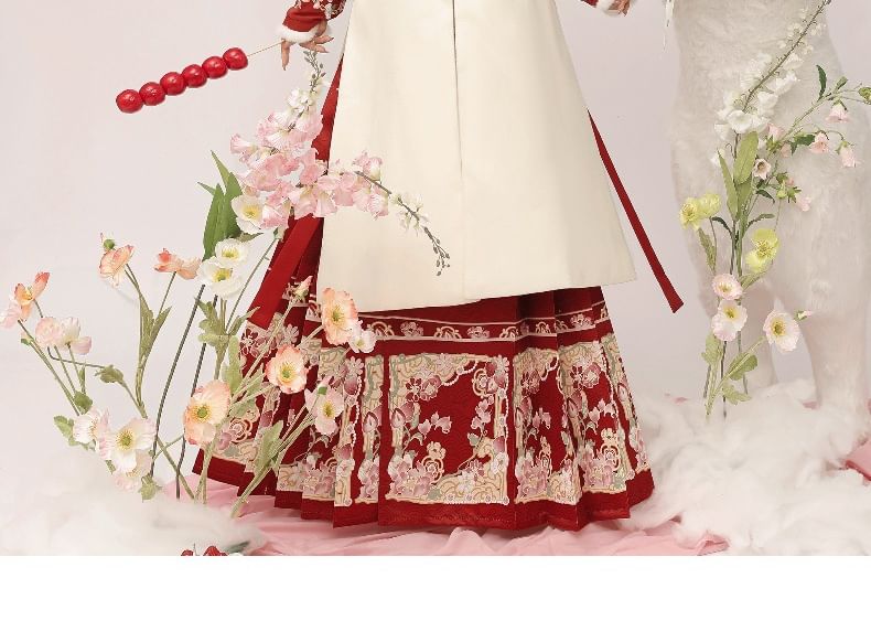 Francoix - Bloemen Hanfu Kostuumset