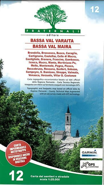 FRATERNALI - 12 BASSE VAL VARAITA ECHELLE 1 25 000