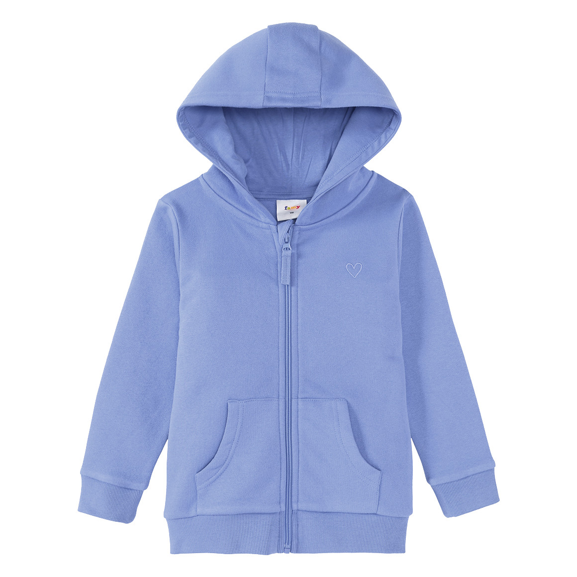 Famy Mädchen Sweatjacke mit Bio-Baumwolle lila
