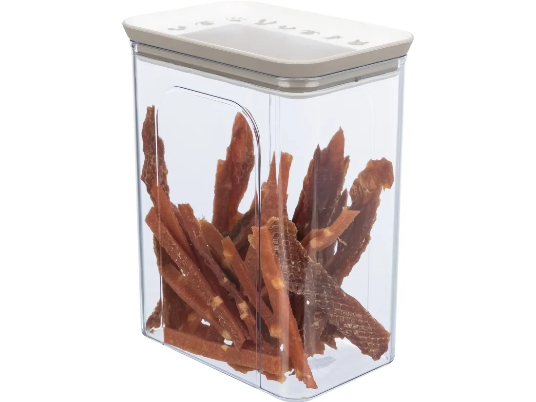TRIXIE 24669, Madopbevaringskrukke til kæledyr, Plast, Transparent, Monokromatisk, Fritstående, 2,2 L