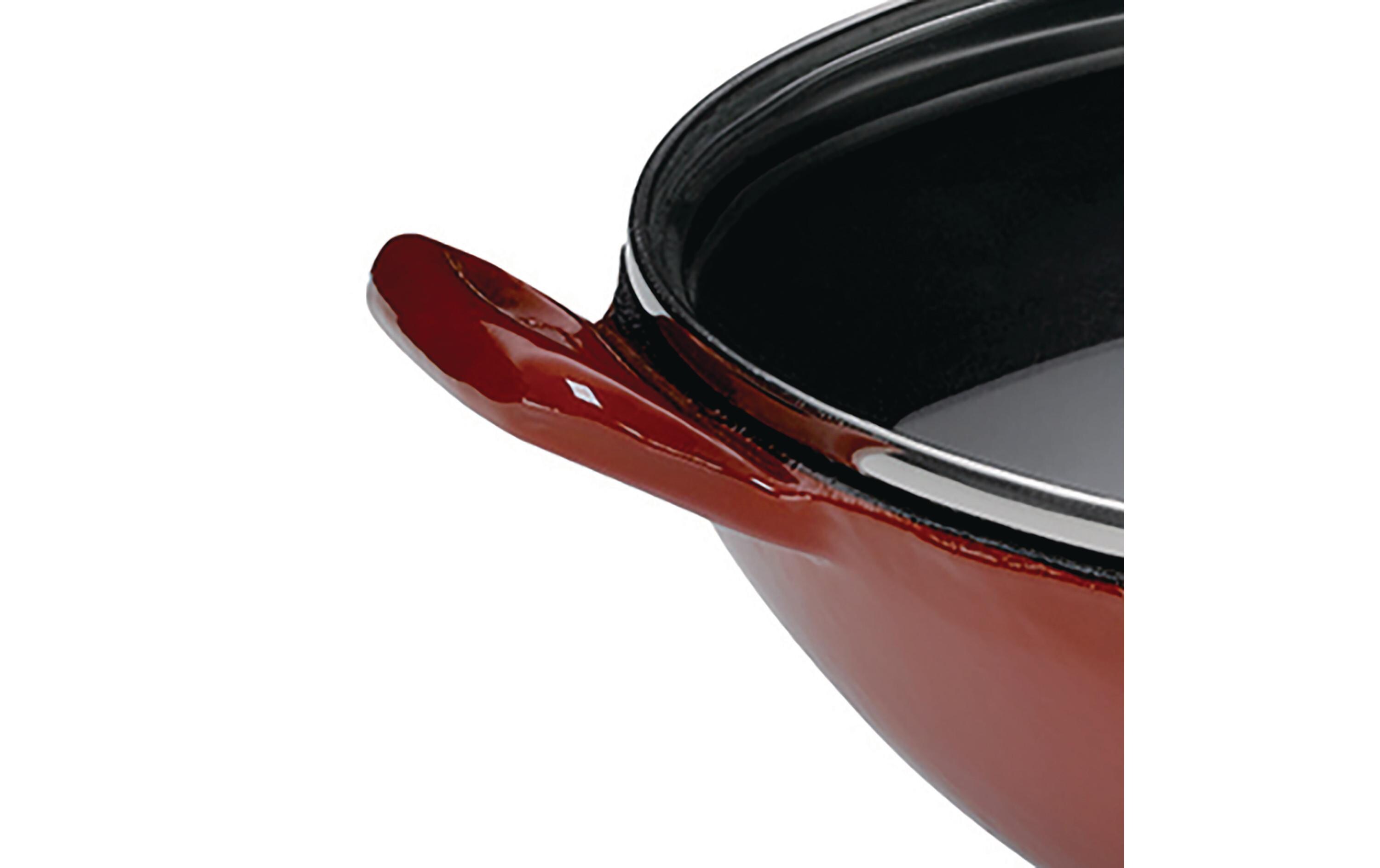 Wok Calido 36 cmGusseisen Wok mit Edelstahlgriffe