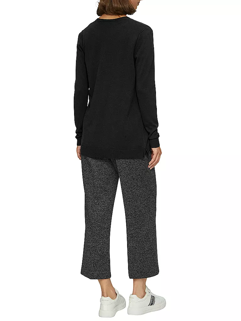 S.OLIVER Strickjacke schwarz