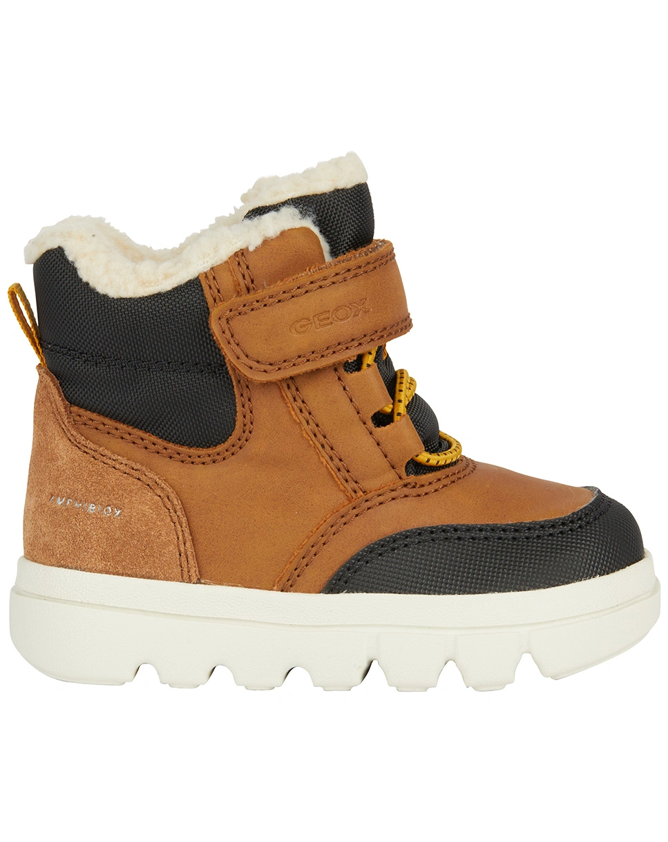 Winterboots WILLABOOM gefüttert in tobacco/black