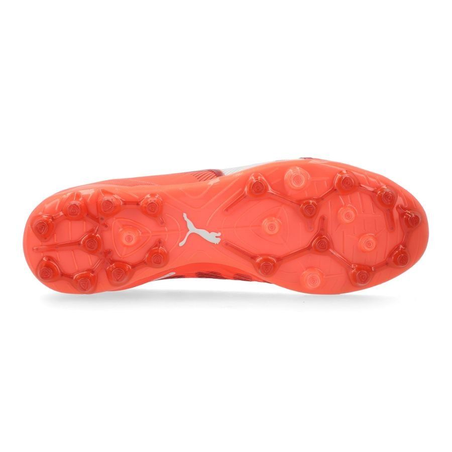 PUMA King Ultimate MG Unlimited - Glowing Red/Blanc/Red Fire
