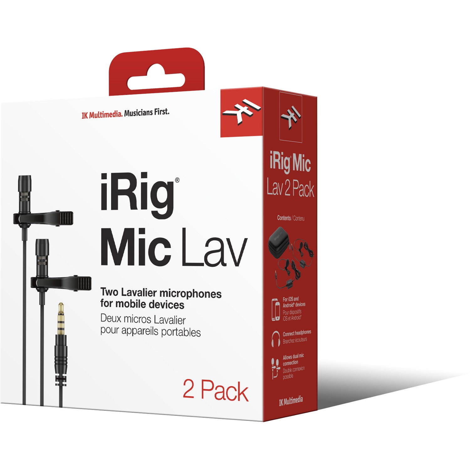 IK Multimedia iRig Mic Lav dasspeldmicrofoon dubbelpack