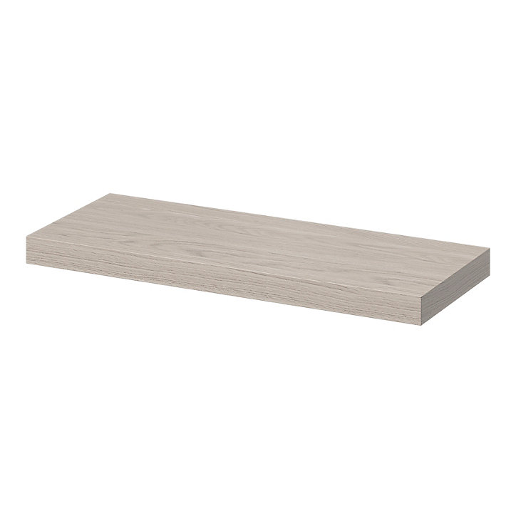 Tablette murale avec fixation invisible GoodHome Cusko effet chêne clair 60 cm