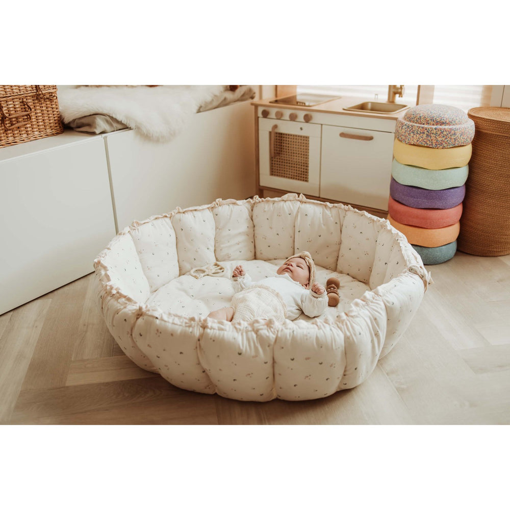 Køb Play&Go Organic Bloom Moon 2-in-1 Legetæppe
