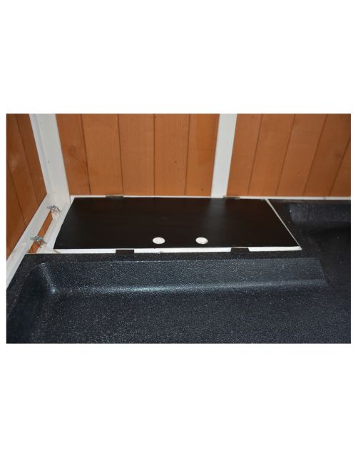 Homestyle Konijnenhok Palace - Dierenverblijf - 125x68x118 cm Wit Naturel