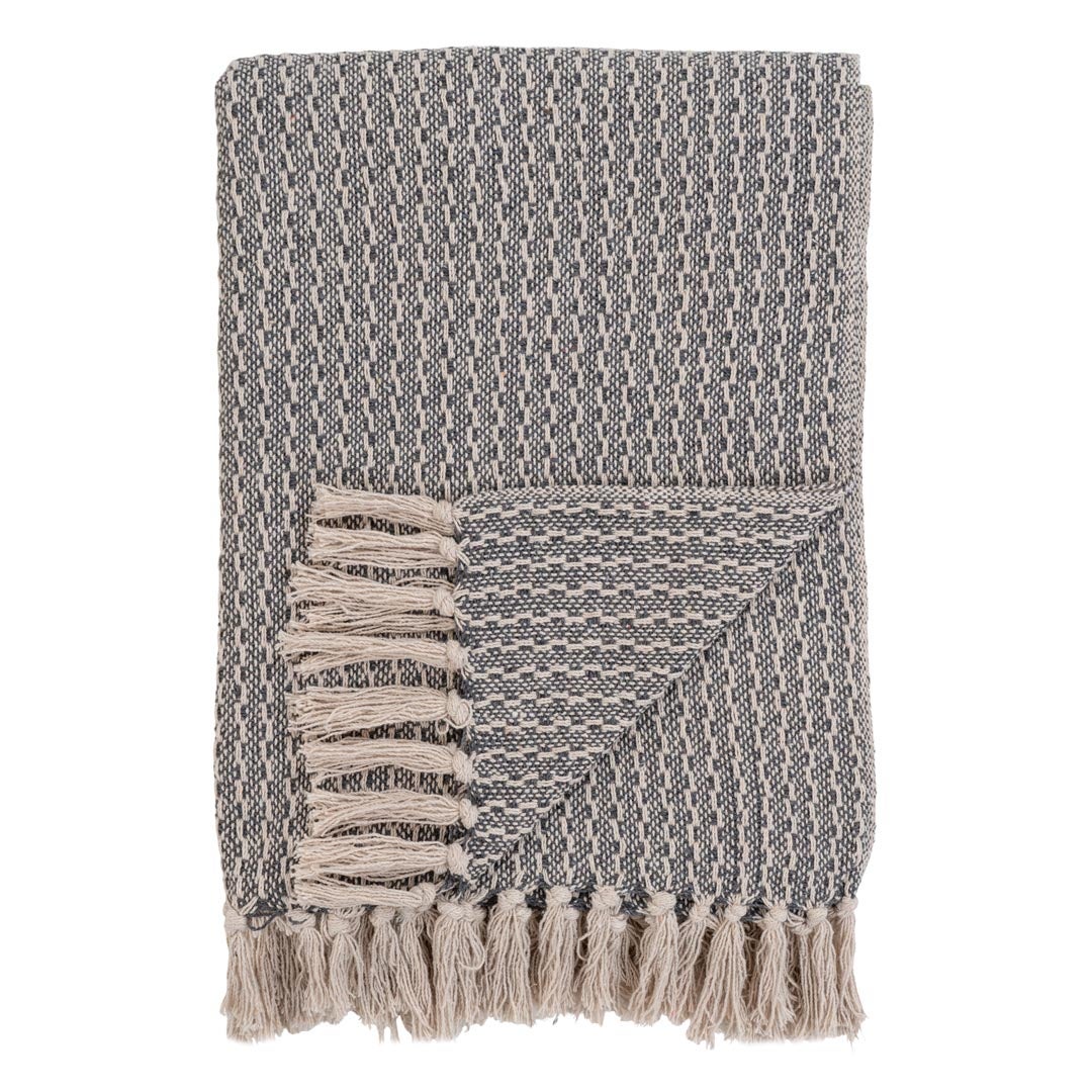 Cort plaid 130x160cm grijs. 130X160X1cm