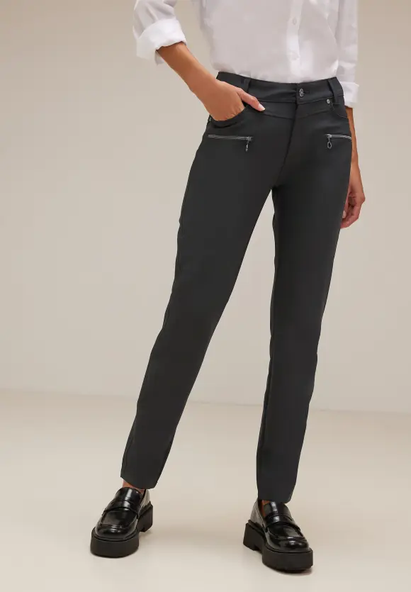 Slim Fit Technostretch Hose - Black