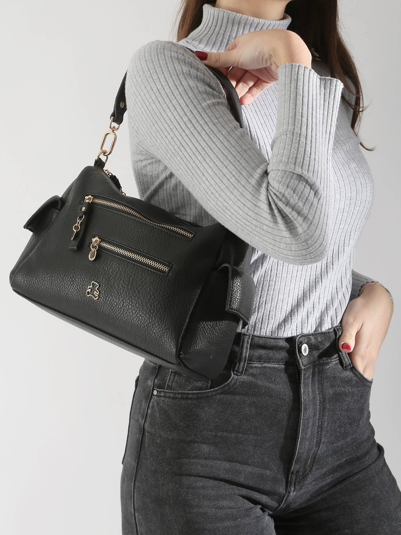 Sac bandoulire Zip LULU CASTAGNETTE