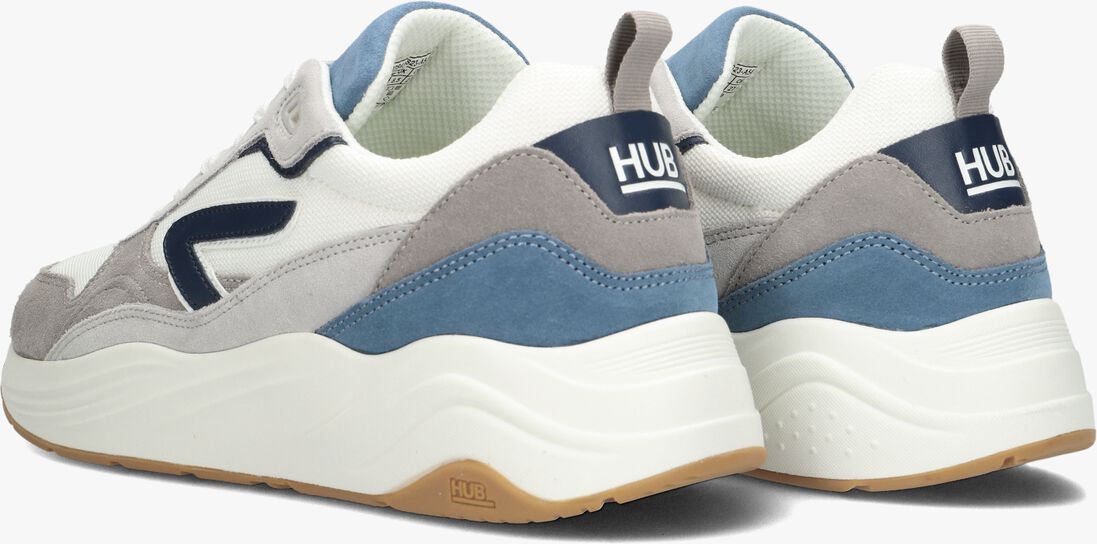 HUB witte hub lage sneakers glide