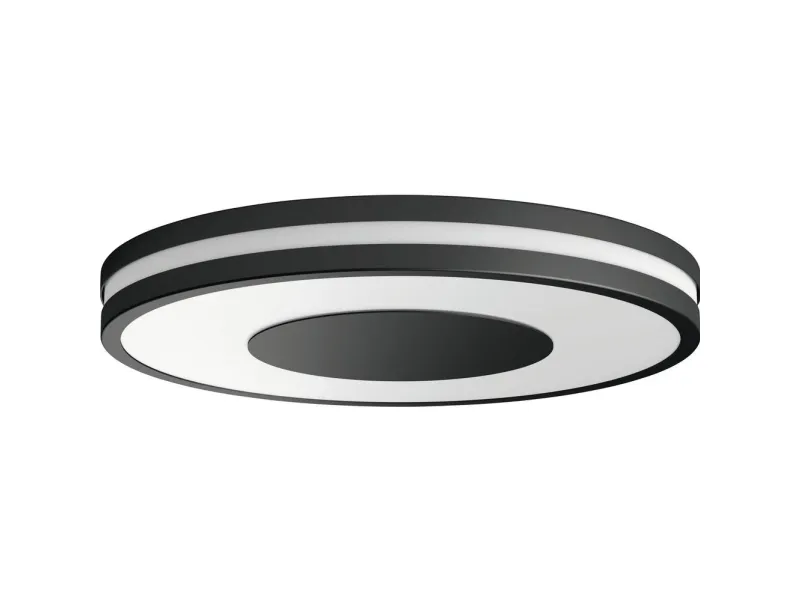 Philips Hue White ambiance Being - Loftslampe - LED - 22.5 W (tilsvarende 204 W) - klasse F - varmt til køligt hvidt lys - 2200-6500 K - sort