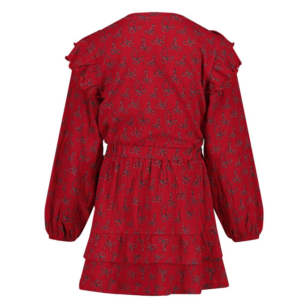Quapi midi jurk rood