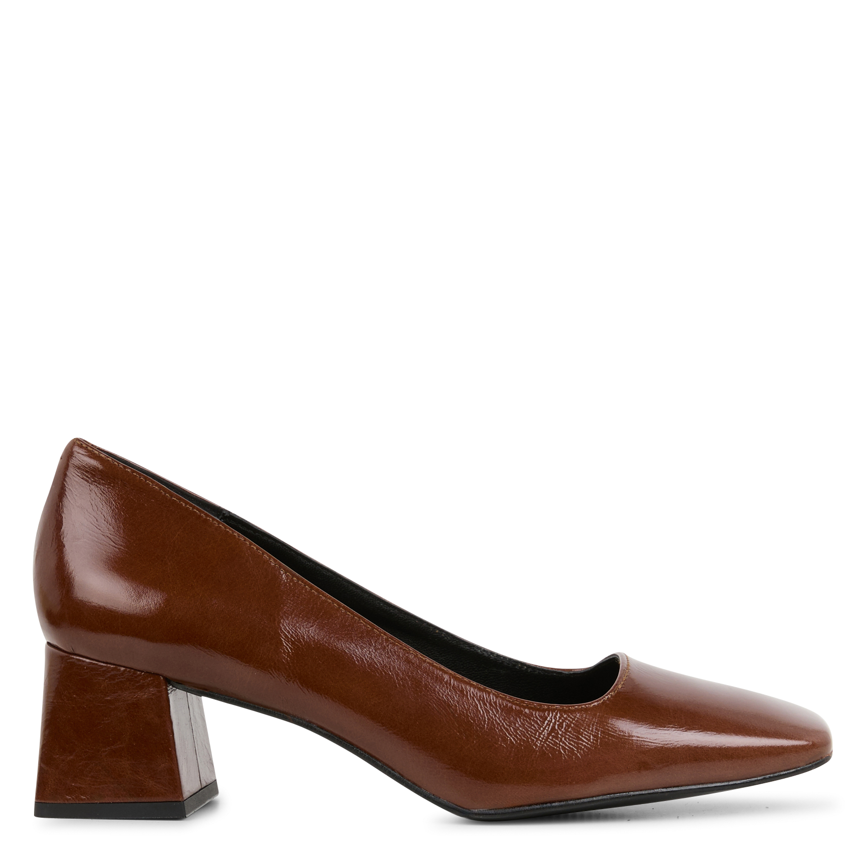 VIVA - Escarpins en cuir vernis | Marron