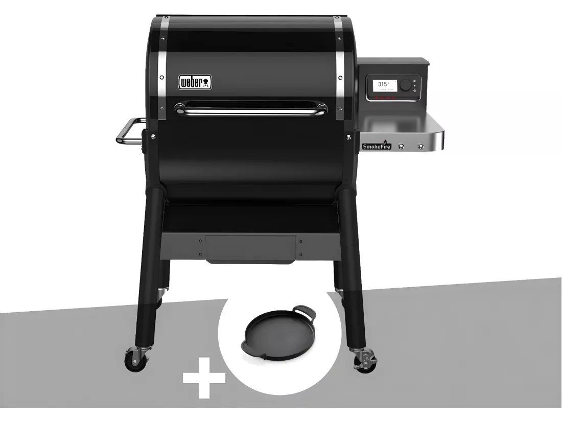 Barbecue à pellets Weber Smokefire EX4 GBS + Plancha