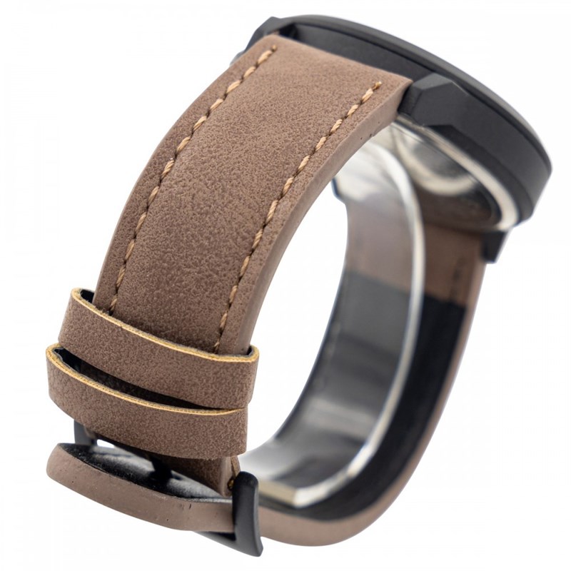 Montre Homme CHTIME bracelet Cuir Marron