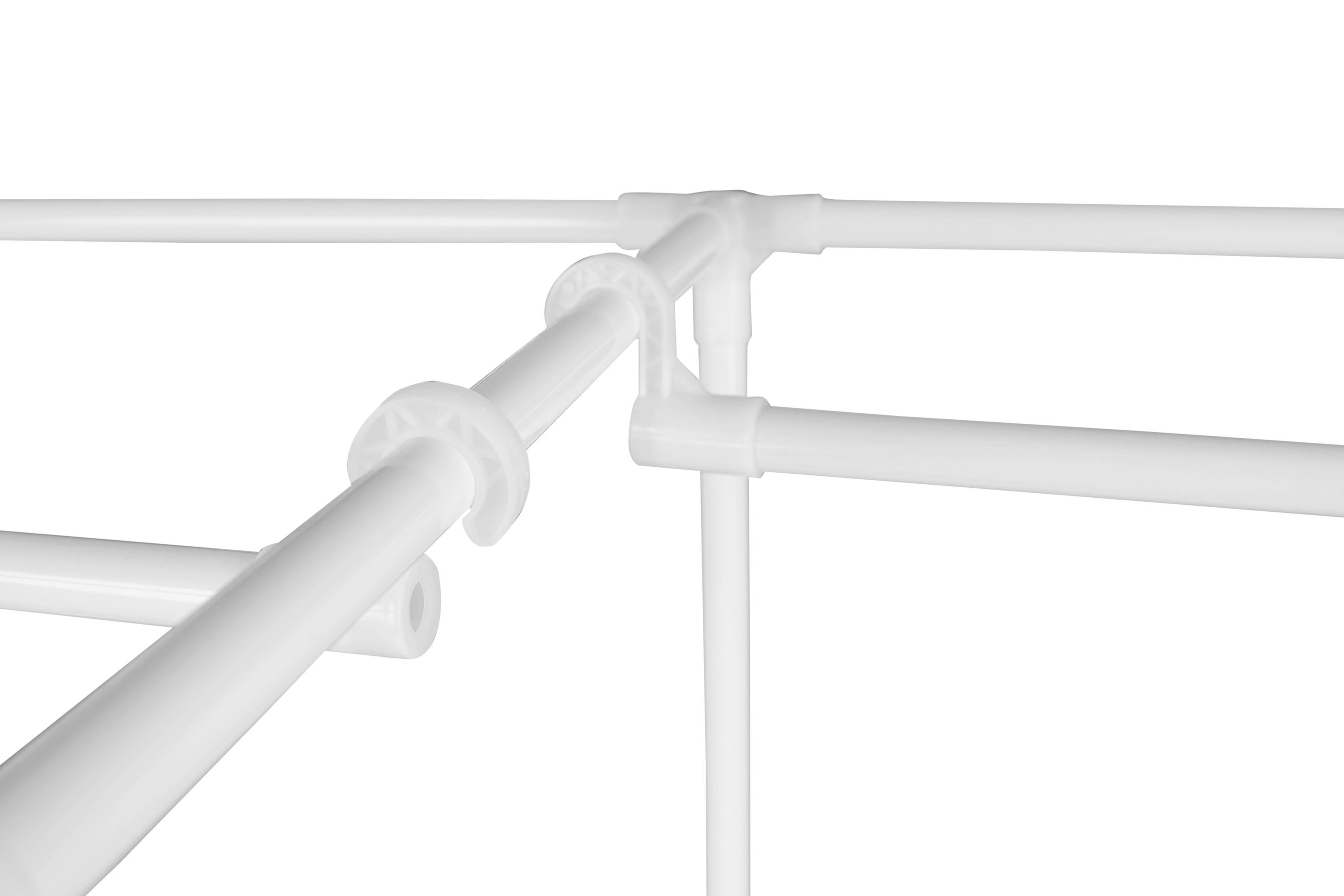 Garderobe Kleiderständer 86 x 174 cm weiss